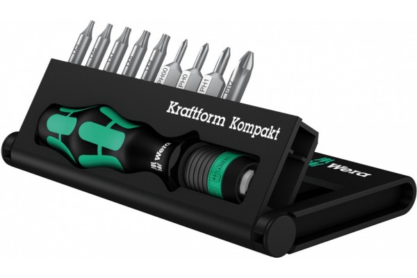 фото WE-135942 — Набор инструмента WERA Kraftform Kompakt 12, 10 предметов(WE-135942), WERA