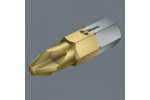 WE-480223 — Бита крестовая Pozidriv с покрытием Титан-Нитрит WERA 855/1 TiN, PZ 3 x 25 mm
