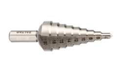 фото Сверло ступенчатое, HSS, Gr.2, Ø4-20 мм, прямая канавка, трёхплоскостной хвостовик (ZA-05328])