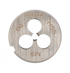 Плашка круглая резьбонарезная HSS, DIN 223 B (DIN EN 22568), M3 x 0.5, 20 x 5