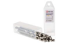 фото Комплект свёрл по металлу индустриальных, 10 шт, DIN 338, HSS-G, Тип N, 5xD, Ø5.00 мм (ZA-73050-S10])