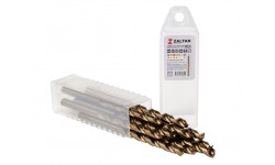 фото Комплект свёрл по металлу индустриальных, 10 шт, DIN 338, HSS-E Co5, Тип VA, 5xD, Ø5.50 мм (ZA-74055-S10])