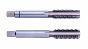 Набор метчиков ручных No 1050 HSS DIN 2181, 2 предмета, Nr.1/Nr.3, M 8 x 1.0 мелкий шаг ISO DIN 13, для сквозных и слепых отв.