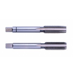 Набор метчиков ручных No 1050LH HSS DIN 2181, 2 предмета, Nr.1/Nr.3, M 12 x 1.0 левая, мелкий шаг ISO DIN 13, для сквозных и слепых отв.