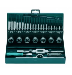 Набор резьбонарезного инструмента COMBI No 6040 HSS, 32 предмета, M3-M4-M5-M6-M8-M10-M12, ISO DIN 13