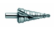 Сверло ступенчатое для кабельных соединений, HSS, Gr.1 d 7-32.5 мм, спиральная стружечная канавка, универсалное решение для метрической и PG резьб