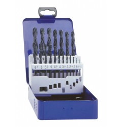 Набор спиральных сверл EXACT GQ-32001, HSS-R, 19 шт