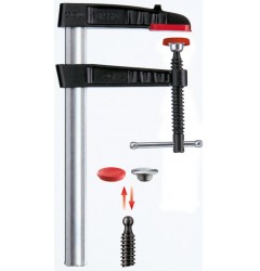 Струбцина из ковкого чугуна TG с Т-образной ручкой BESSEY TG100S12K