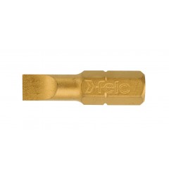 Бита Плоская шлицевая серия TiN 5,5X1,0X25, 10 шт Felo 02052070