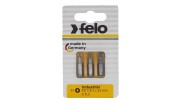 Бита крестовая PZ 1/PZ 2/PZ 3X25, 3 шт в блистере Felo 02193216