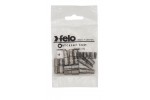 Бита шестигранная серия Industrial HEX 8,0X25, 10 шт Felo 02480010