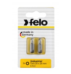 Бита Torx 25X25, серия Industrial, 2 шт в блистере Felo 02625036