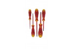 Набор диэлектрических отверток Ergonic с тестером напряжения 6 шт Felo 41396398