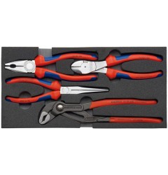 Набор слесарного инструмента KNIPEX 00 20 01 V01, в ложементе, 4 предмета KN-002001v01