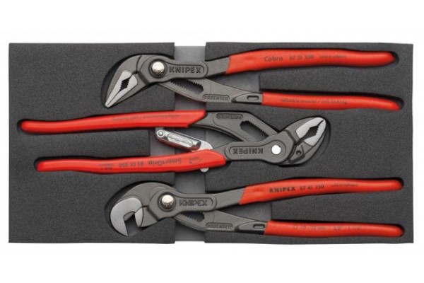 фото Набор переставных клещей KNIPEX 00 20 01 V03, в ложементе, 3 предмета KN-002001V03(KN-002001V03), KNIPEX