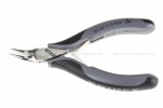 Длинногубцы для электроники KNIPEX 35 42 115 ESD, антистатические, угол ∡45°, 115 мм KN-3542115ESD