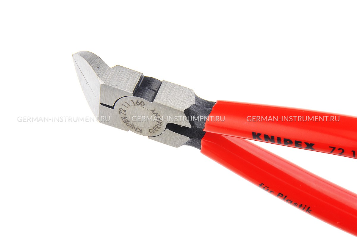 KN-7211160 - Бокорезы KNIPEX 72 11 160, для пластика, рез без