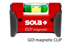 фото SOLA Уровень GO! Magnetic с клипсой (01621201])