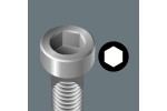 WE-022087 — Набор шестигранных ключей WERA 950 PKL/9 SM N, метрических, хромированных, 9 предметов