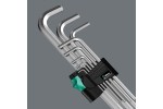 WE-022087 — Набор шестигранных ключей WERA 950 PKL/9 SM N, метрических, хромированных, 9 предметов