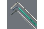 WE-022087 — Набор шестигранных ключей WERA 950 PKL/9 SM N, метрических, хромированных, 9 предметов