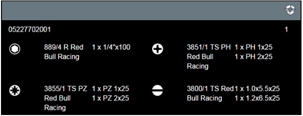 WERA, WE-227702, Отвертка Kraftform Kompakt 20 Red Bull Racing нержавеющая сталь, с сумкой WERA 227702