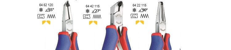 KNIPEX, KN-6442115, Кусачки торцевые для электроники 64 42 115
