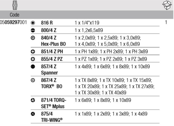 WERA, WE-059297, Kraftform Kompakt® 62 059297