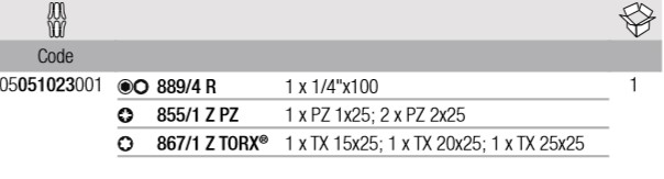 WERA, WE-051023, Kraftform Kompakt®22  051023