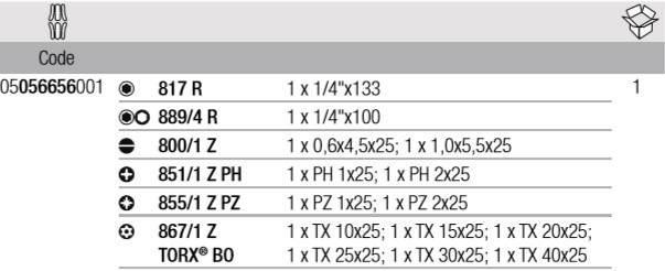 WERA, WE-056656, Kraftform Kompakt 50 056656
