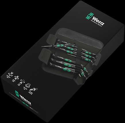 Kraftform Micro 12 Universal 1 Набор отверток для электронщиков, 12 деталь