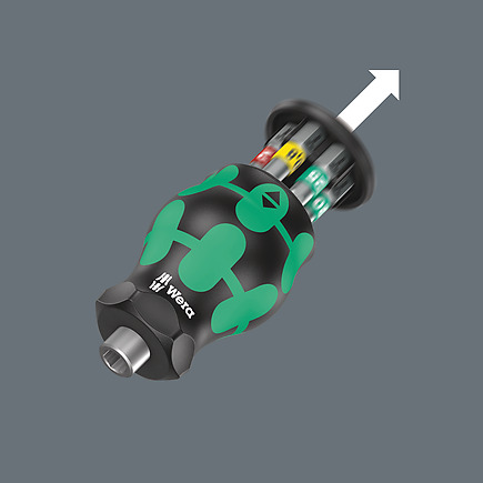 Ручка с встроенным магазином для битов